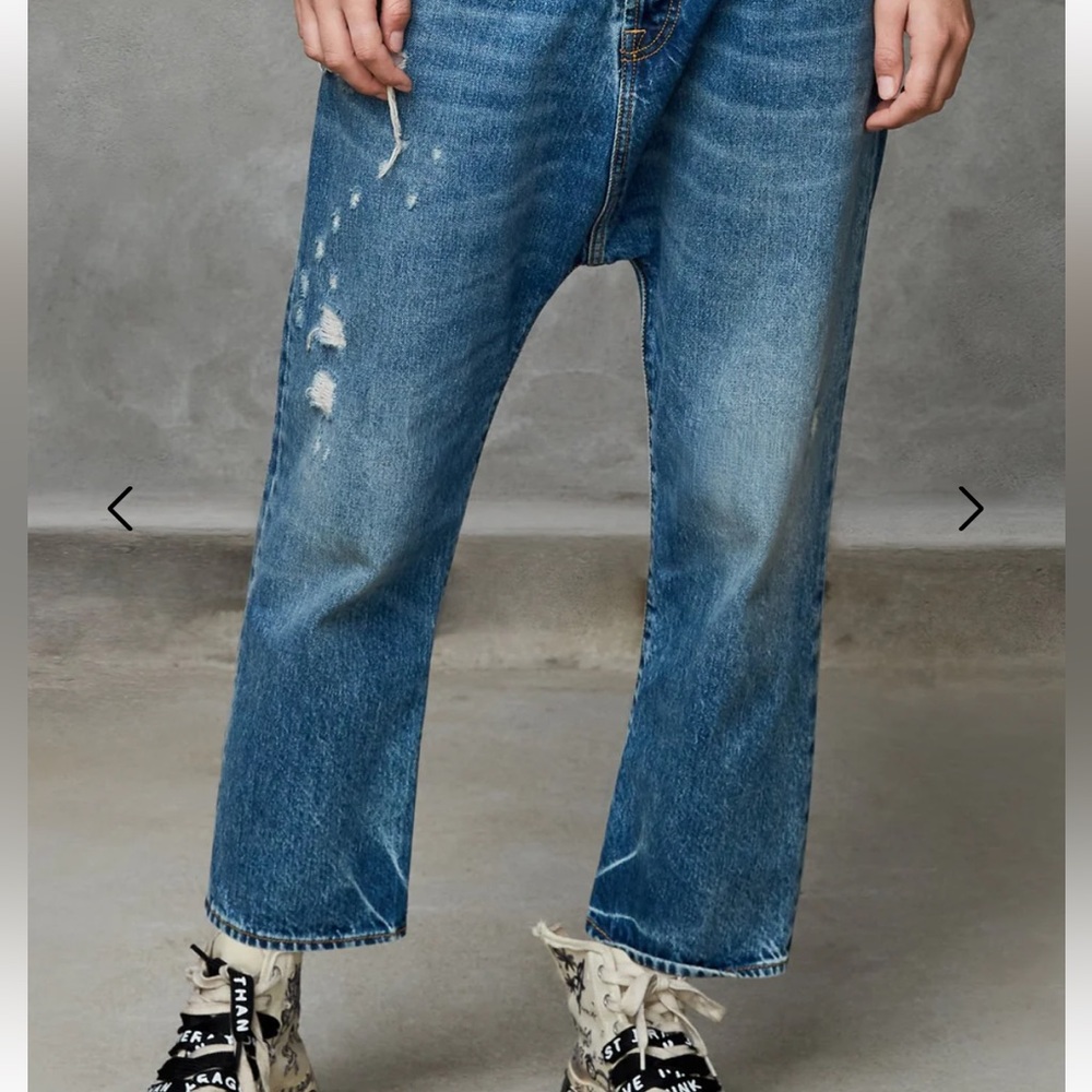 Amazingly cute and comfy R13 drop crotch jeans!